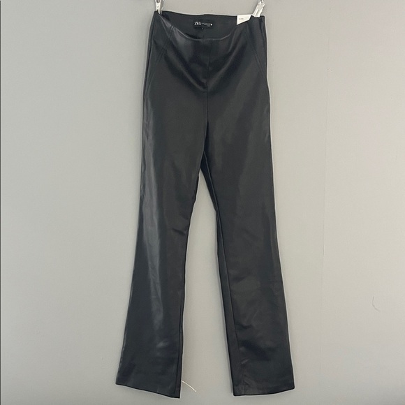 Zara Black Flare Pants Size XS - Picture 1 of 5